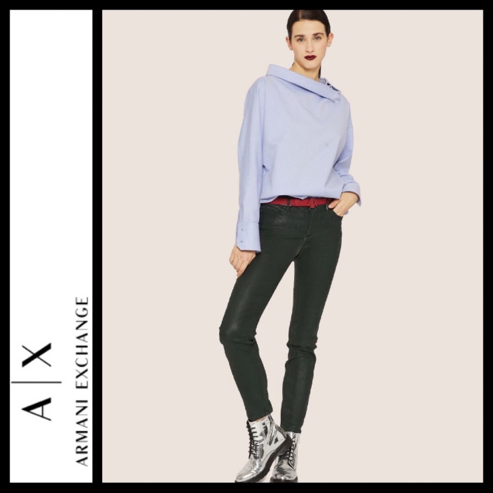 NWT A/X Super Skinny J01 Coated Jean